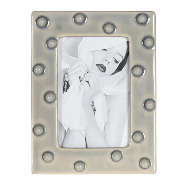 Blue Wash Ceramic Photoframe