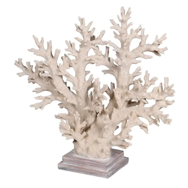 Small Faux Coral Tree On Stand