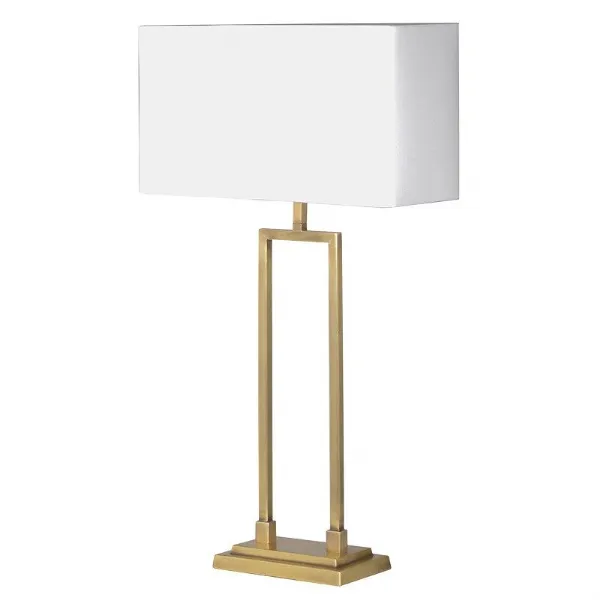 Table Lamp With White Shade
