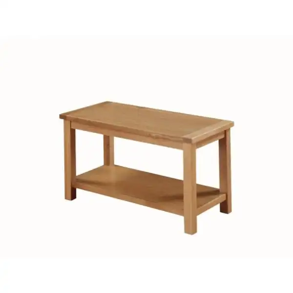 Hereford Solid Oak Coffee Table with Shelf
