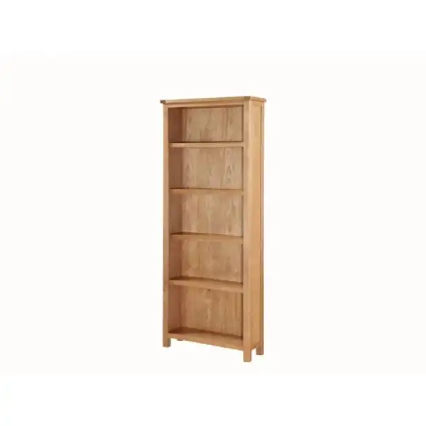 Hereford Solid Oak Tall Bookcase