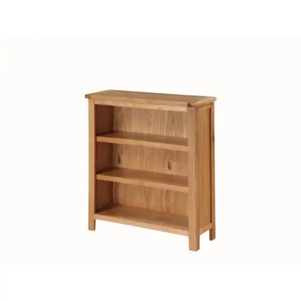 Hereford Solid Oak Low Bookcase