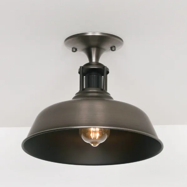 Brushed Silver Ceiling Light