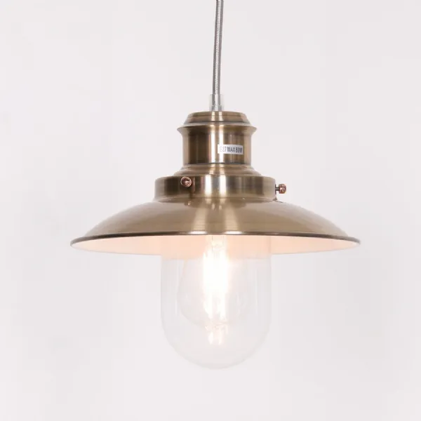 Brushed Brass Style Fishermans Light