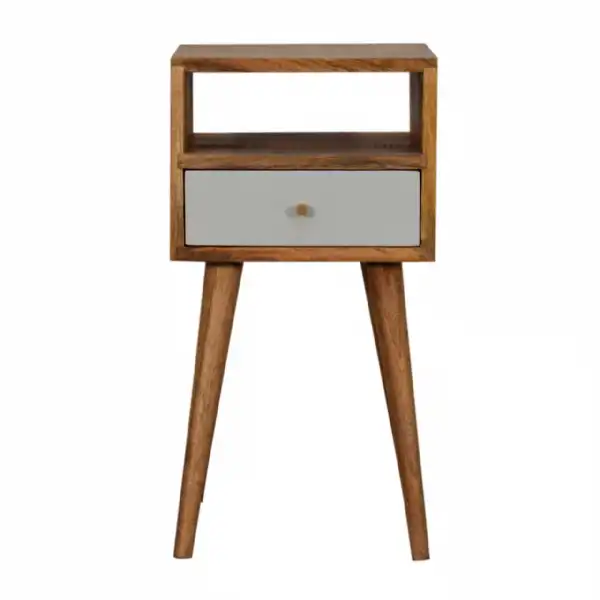 Sky Blue Hand Painted Petite Bedside