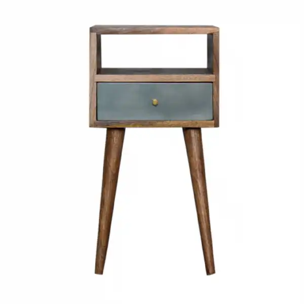 Mini Duck Egg Green Hand Painted Bedside