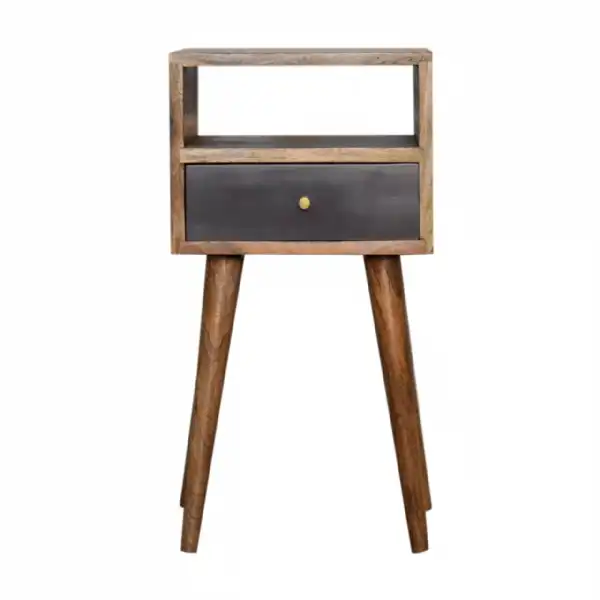 Mini Slate Grey Hand Painted Bedside