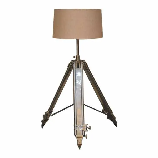 Chrome Tripod Lamp