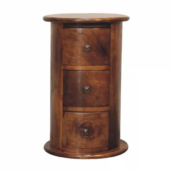 Mini Chestnut Drum Chest