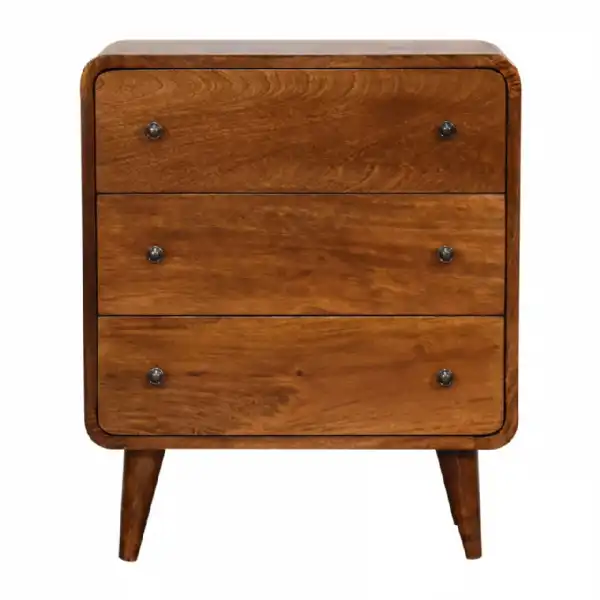Mini Curved Chestnut Chest