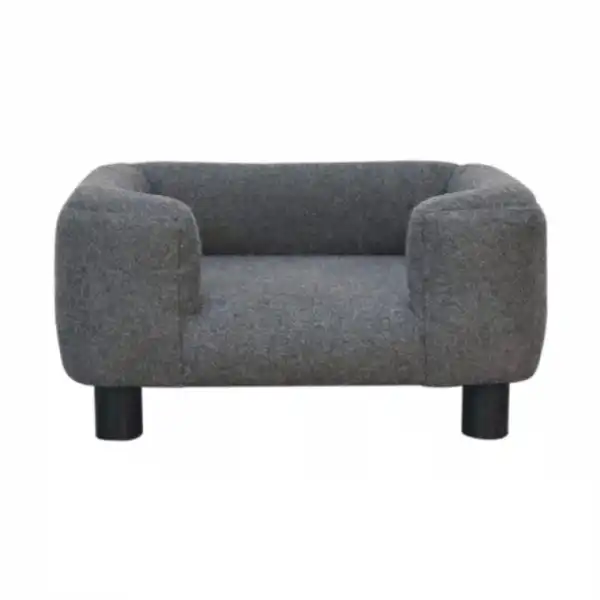 Mini Battleship Tweed Pet Sofa Bed