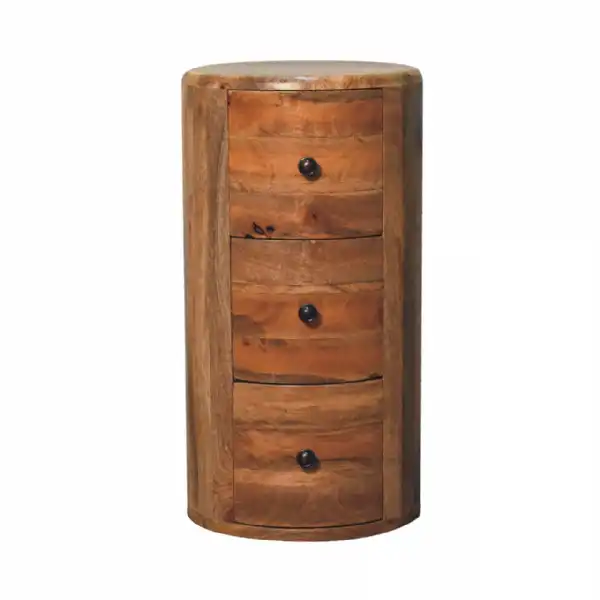 Oakish Drum Chest
