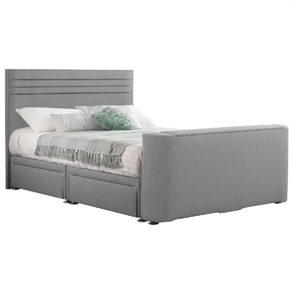 Ash Chic Super King Size TV Bed