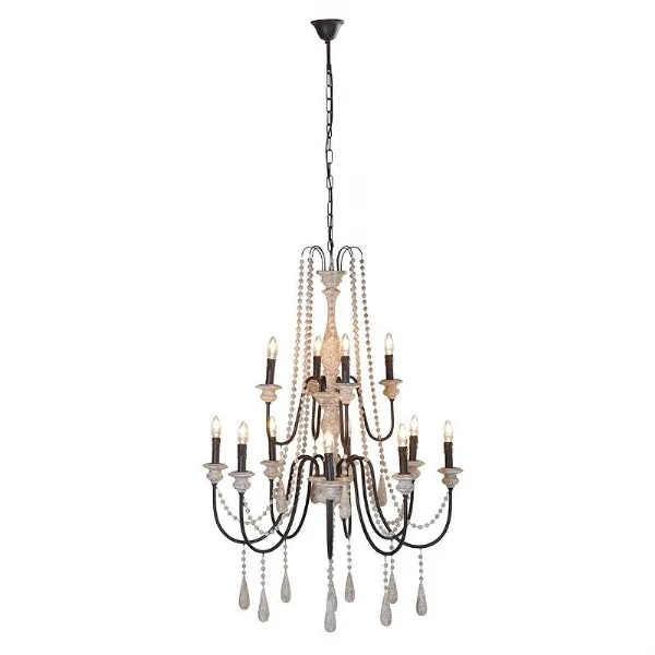 Large Chandelier With Wd Beads