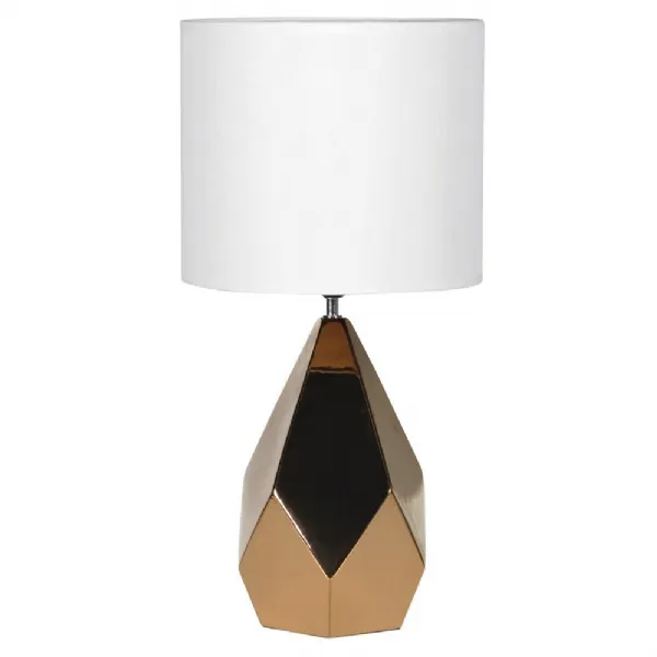 Pyramid Table Lamp With Shade