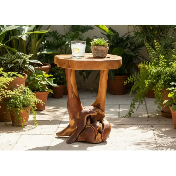 Teak Root Accent Table