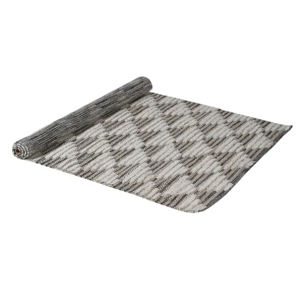 Grey Geometric Rug