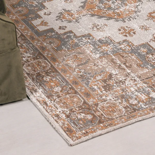 Brown Chenille Rug 260x180cm