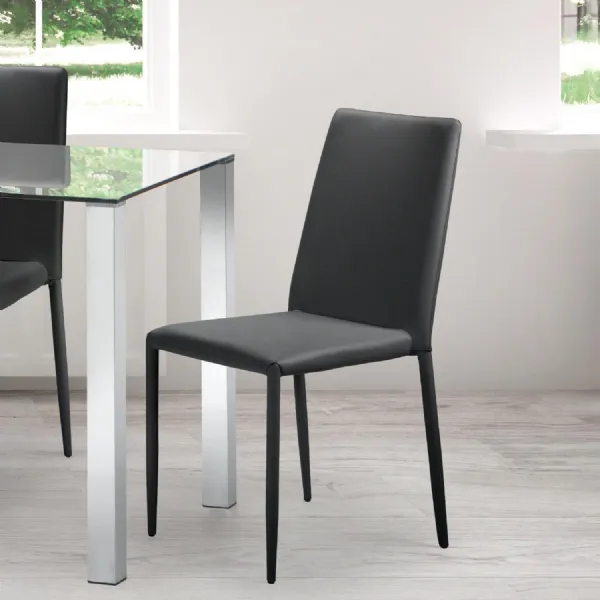 Set Of 4 Jazz Chairs Black