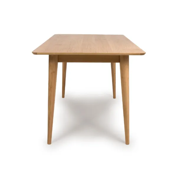 Light Oak Finish Wooden Small 120cm Dining Table