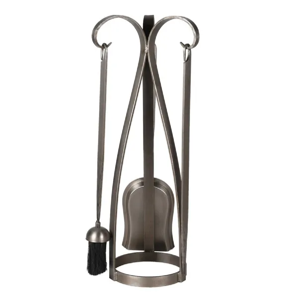 Pewter 3 Piece Fire Tool Set