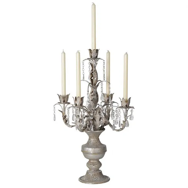 Ornate Candelabra With Droppers