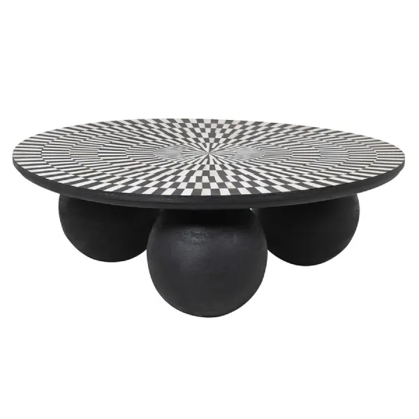 Prado Sunray Bone Inlay Coffee Table