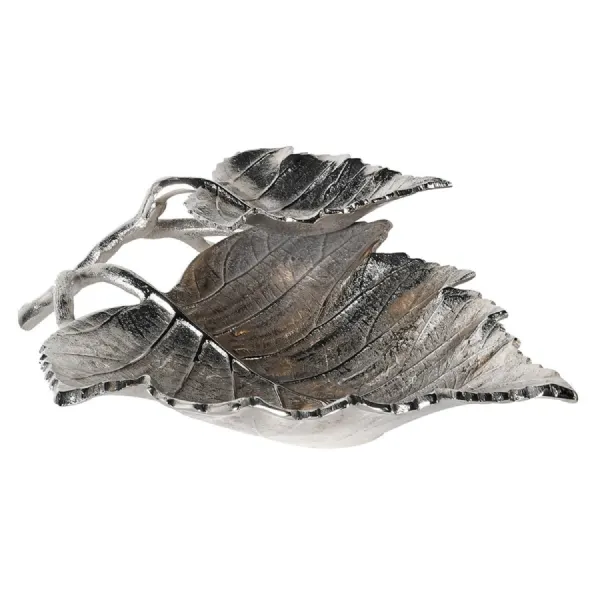 Silver Maple Leaf Bowl