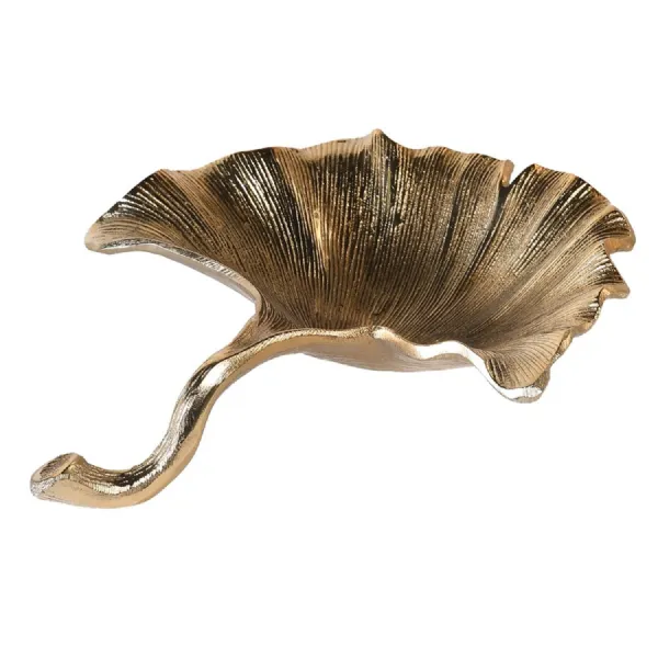 Small Gold Ginko Leaf Dish