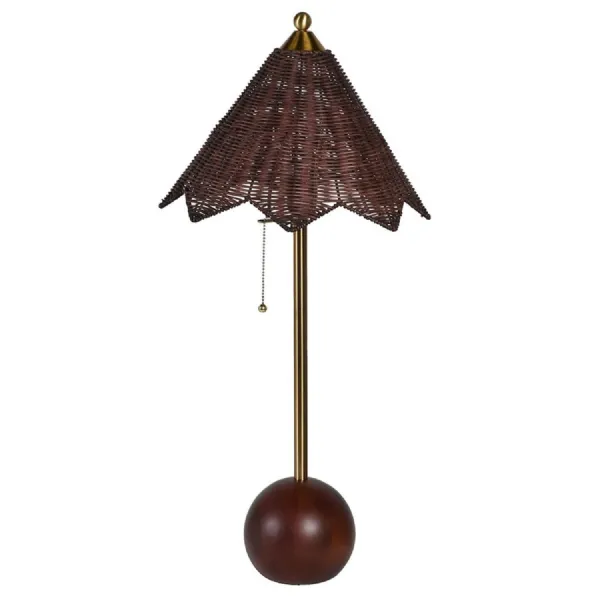 Americano Rattan Table Lamp with Shade