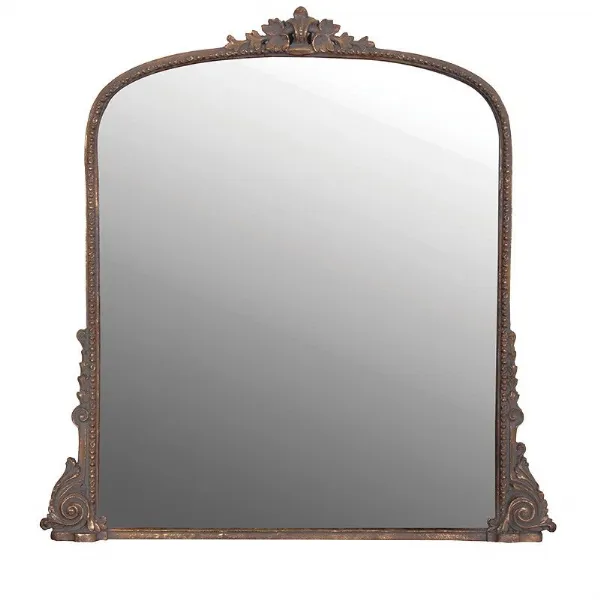 Large Carved Gold Wall Mirror
