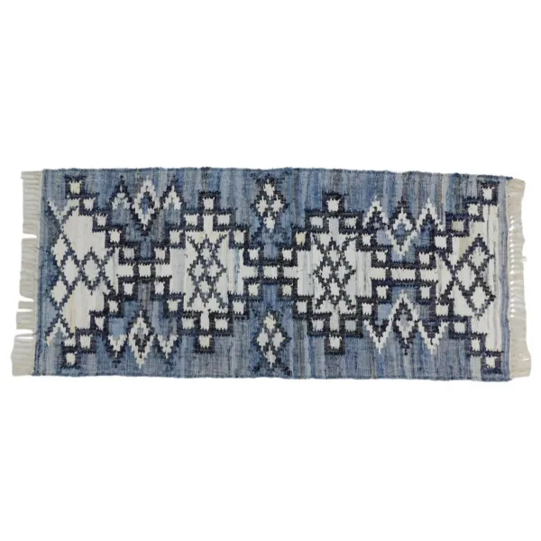 Recycled Denim Rug 80 x 180cm