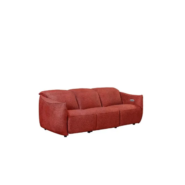 Ruby Fabric 3 Seater Power Recliner Sofa