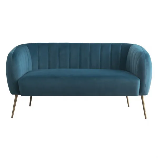 Velvet Fabric 2 Seat Sofas