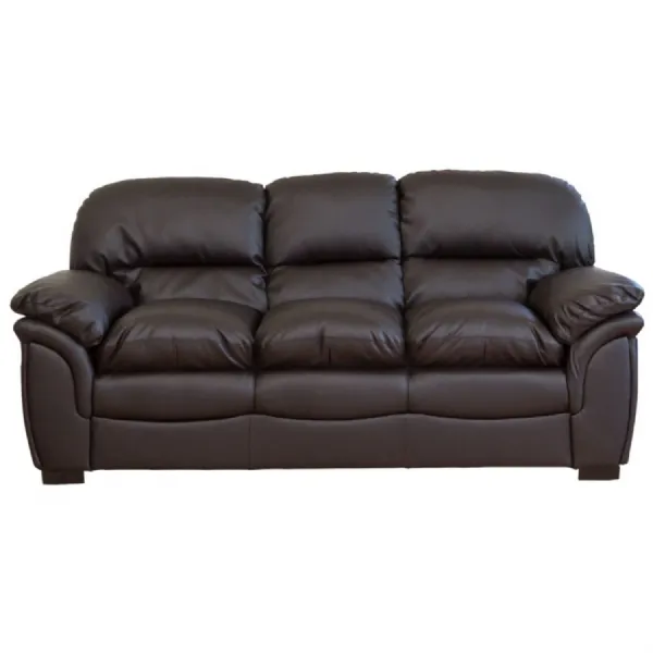 Contract Bonded Leather 3 Seat Sofas