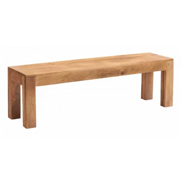 Light Mango Wood Large 145cm Dining Bench