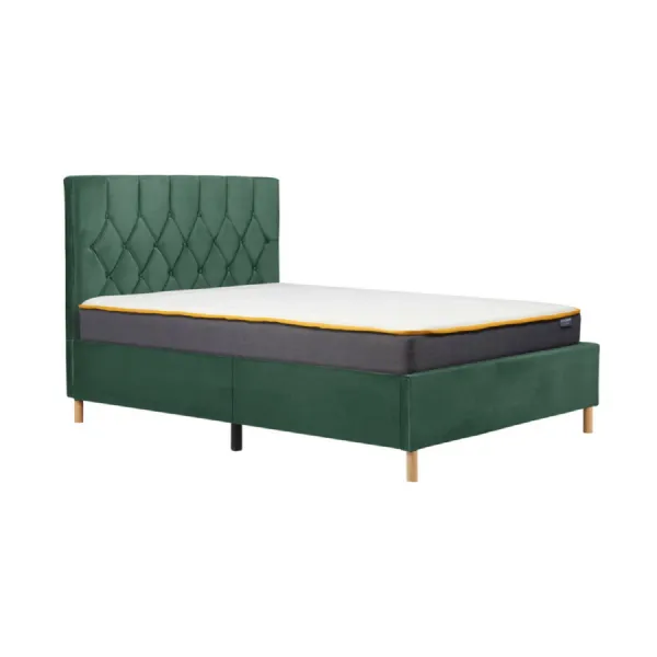 120cm Loxley Fabric Bed Green