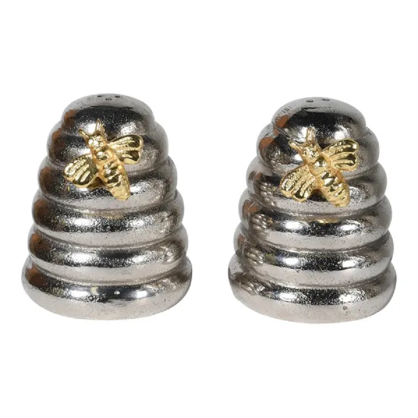 Beehive Salt and Pepper Pots