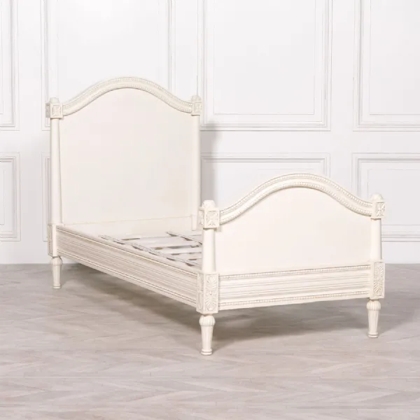 Aged Ivory Single Bed
