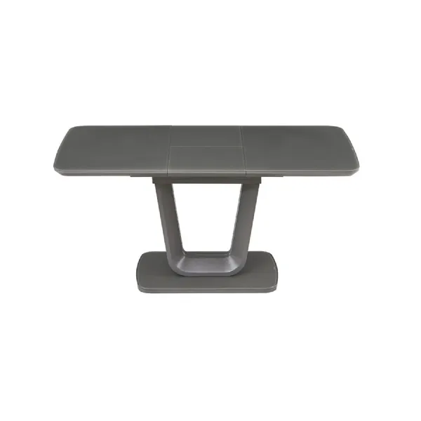 Matt Graphite Grey Finish 120 to 160cm Extending Dining Table