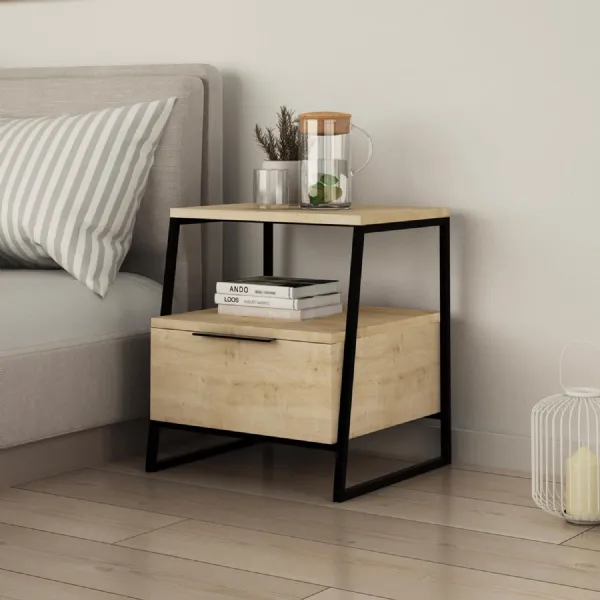 Pal Modern Nightstand Oak