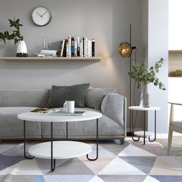 Corro Modern Coffee Table White