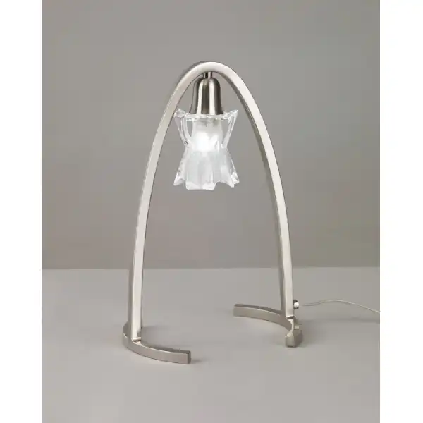 Alaska Table 1 Light G9, Satin Nickel