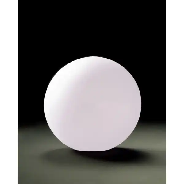 Huevo Ball Table Lamp 1 Light E27 Small Outdoor IP65, Opal White