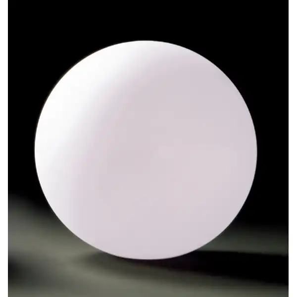Huevo Ball Table Lamp 1 Light E27 Large Outdoor IP65, Opal White