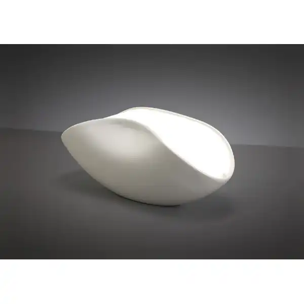 Pasion Table Lamp 3 Light E27, Gloss White White Acrylic Polished Chrome, CFL Lamps INCLUDED