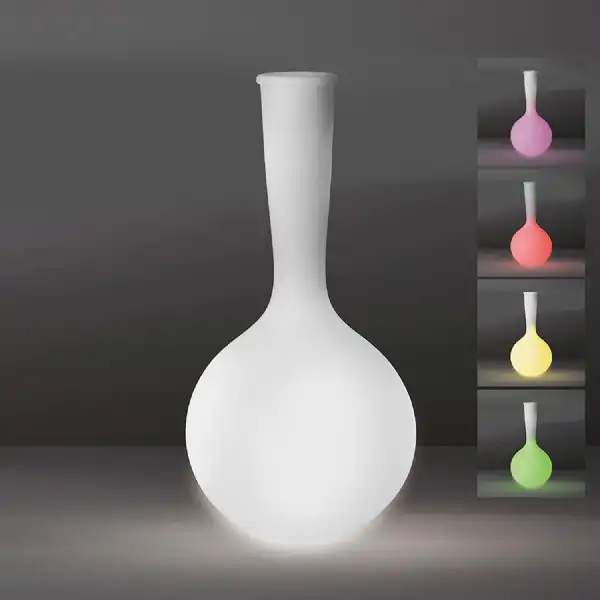 Huevo Flower Pot Big LED RGB (Export Only), 150lm, Opal White, 2yrs Warranty