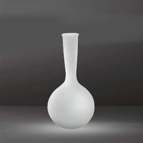 Flower Pot Small E27 1 Light, Opal White
