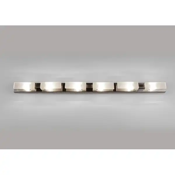 (0037 008) Arco Linear Ceiling 6 Light G9, Satin Nickel