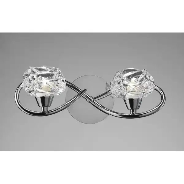 Maremagnum Wall Lamp Switched 2 Light G9, Polished Chrome